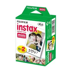 کاغذ 20 عددی / فیلم دوربین چاپ سریع فوجی فیلم Instax mini طرح سفید