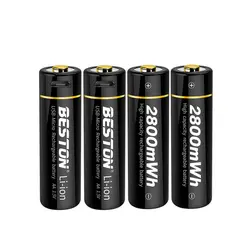 باتری قلمی لیتیوم یون بستون BESTON Micro USB 1.5V بسته 2 عددی