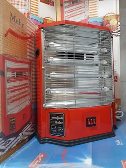 بخاری برقی فن دار گرماگستر مهر مدل Toyoset with fan