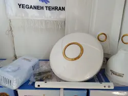 پنکه سقفی هندی اصل رنگی سفید مدل آکواریوس 3پره بلند موتور سنگین