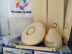 پنکه سقفی هندی اصل رنگی کرم ایووری مدل مرینوس پرقدرت موتور سنگین