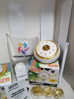 پنکه سقفی یوشا 75 وات ستاره ای مدل UR-383