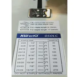 قیمت دستگاه منگنه کی دبلیو تریو مدل KW-Trio 050LC|تحریربلوط