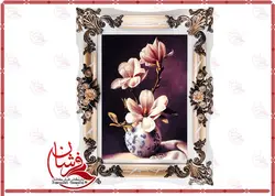 تابلو فرش سبد گل