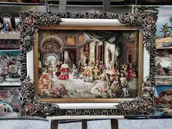 تابلو فرش عروسی پاپ