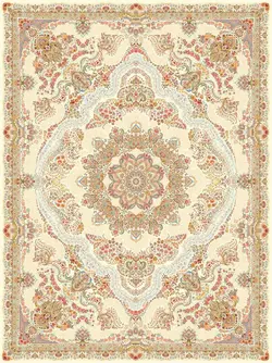 فرش پاتریس طرح بهار کرم