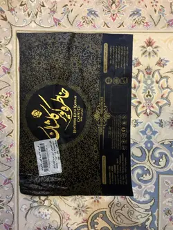 فرش خاطره کویر کاشان 1500 شانه طرح گل افشان زمینه آبی