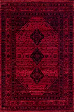 فرش رادین اصفهان طرح پتینه بلوچ 5 لاکچری اناری