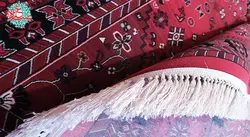 فرش رادین اصفهان طرح پتینه بلوچ 5 لاکچری اناری