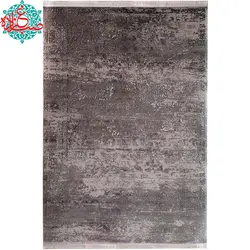 فرش زمرد مشهد طرح پتینه کد TA101 زمینه طوسی