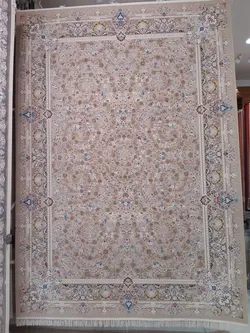 فرش زمرد مشهد طرح مدل 55004 کاهگلی