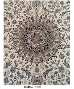 فرش ستاره کویر یزد کلکسیون زهره نوین طرح H-002-1100