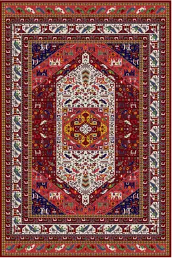 فرش ستاره کویر یزد کلکسیون شاهکار نوین N-058-2550