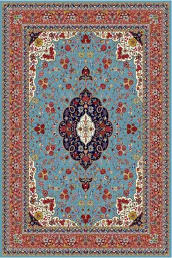 فرش ستاره کویر یزد کلکسیون شاهکار نوین طرح N-083-2564