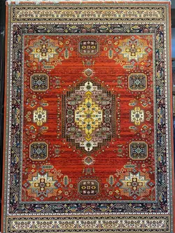 فرش ستاره کویر یزد کلکسیون شاهکار نوین طرح N-120-2549