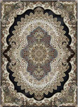 فرش قالی سلیمان طرح سایه سرمه ای