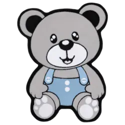 فرش کودک زرباف طرح خرس