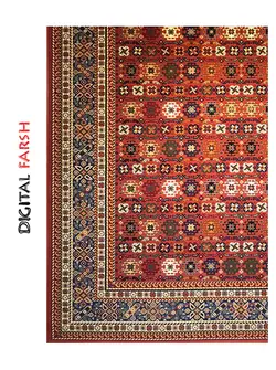 فرش هیوا گبه ستاره ٧٢٧ مسی