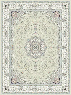 قالی سلیمان طرح t003 فیلی 1500 شانه کد رنگ 3965 بژ