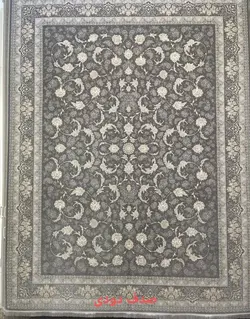 فرش پامچال طرح صدف دودی