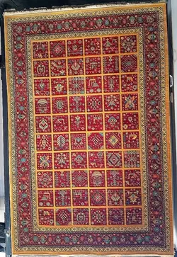 فرش رادین اصفهان طرح گبه خشتی اناری