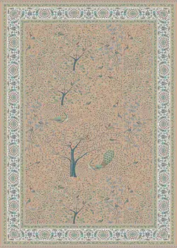 قالی سلیمان کلکسیون حریر طرح HR14-4045 شکلات