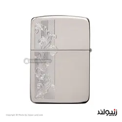 Zippo 49558 Sterling Silver Herringbone Filigree Design