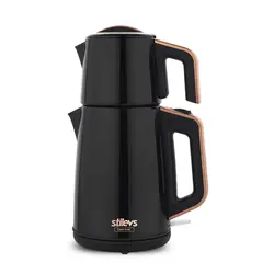 چای ساز stilevs مدل BIÇAY مشکی مسی