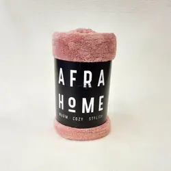 پتو افرا هوم Afra Home مدل بهاره لاونزا گلبهی - کالای خواب معبودی