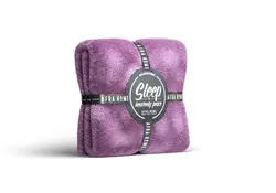 پتو چهار فصل افرا بزرگ دونفره سایز 200*240 رنگ یاسی afra - کالای خواب معبودی