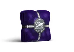 پتو چهار فصل افرا بزرگ دونفره سایز 200*240 رنگ بنفش وایلد afra - کالای خواب معبودی