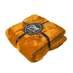 پتو چهار فصل افرا بزرگ دونفره سایز 200*240 رنگ نارنجی afra - کالای خواب معبودی