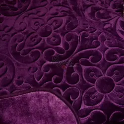 پتو گلبافت یک نفره بادمجانی *اصل* بهترین کیفیت + خرید آنلاین - کالای خواب معبودی