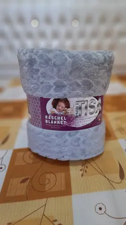 پتو سفری قلب برجسته طوسی شادیلون طرح مخمل تیسا Tisa یکنفره - کالای خواب معبودی