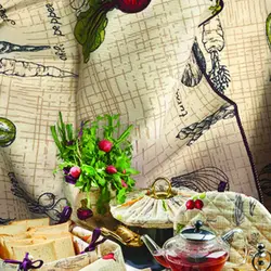 کیسه سبزی 3 تکه رزین تاژ طرح ترپچه چاپی