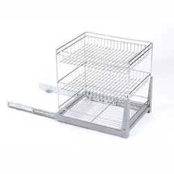 سبد سوپری کابینت ریل از کف ثابت