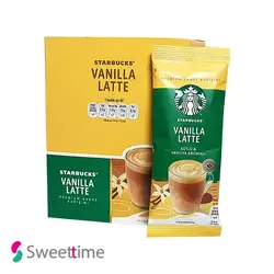 قهوه فوری وانیل لاته استارباکس (STARBUCKS) - ۱۰ ساشه