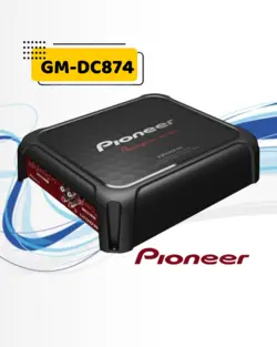 امپلی فایر پایونیر Pioneer GM-DC874 - فروشگاه لوازم صوتی و تصویری خودرو