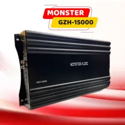 آمپلی فایر مونو مانستر MONSTER GZH-15000 - فروشگاه لوازم صوتی و تصویری خودرو