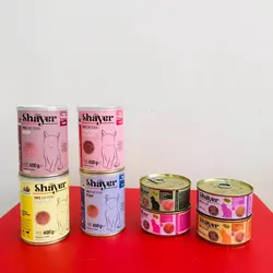 کنسرو پته گربه برند shayer
