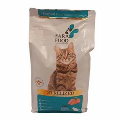 غذای خشک گربه عقیم شده مرغ و برنج برند FaraFood