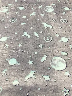 پتو ژله ای مسافرتی شبرنگ یک نفره
