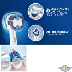 سری یدک مسواک برقی اورال-بی مدل Precision Clean New بسته 4 عددی