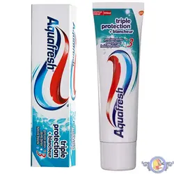 خمیر دندان آکوا فرش سه کاره مدل Blancheur حجم 75ml
