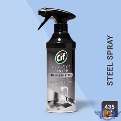 اسپری پاک کننده شیرآلات و سطوح استیل سیف Cif