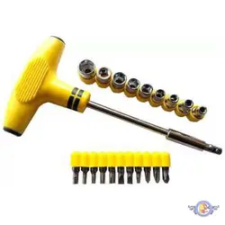 مجموعه 24 عددی سری بکس و پیچ گوشتی استار مدل ST24