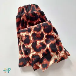 بلوز شلوار مخمل پلنگی