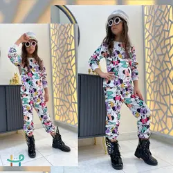 بلوز شلوار مخمل میکی موس