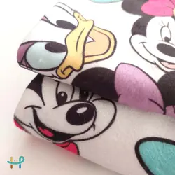 بلوز شلوار مخمل میکی موس