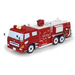 کاردستی ماکت طرح ماشین آتش‌ نشانی